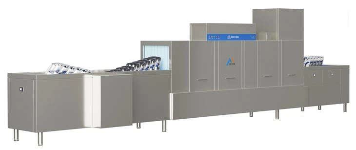 Mașină de spălat vase comercială și industrială Mayers SUS304: echipament modular de curățare pentru dezinfecție la temperatură înaltă-